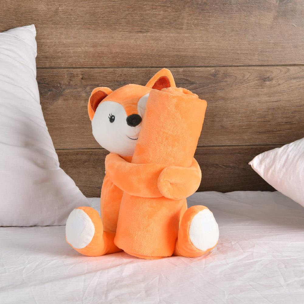 Sleepdown Cuddly Fox - Plushie & Throw Set