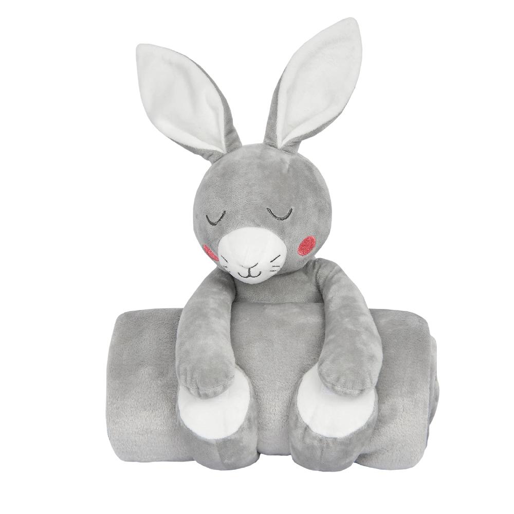 sleepdown Cuddly Rabbit - Plushie & Throw Set