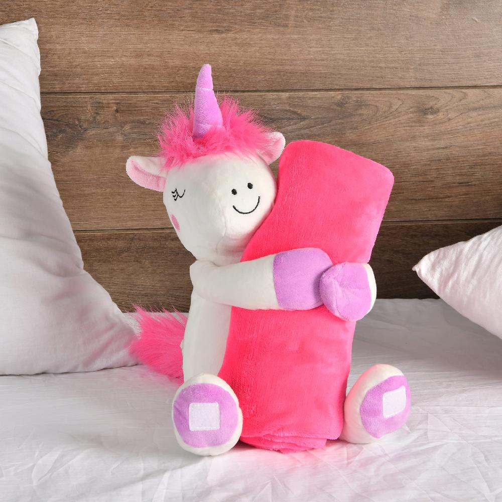 Sleepdown Cuddly Unicorn - Plushie & Throw Set