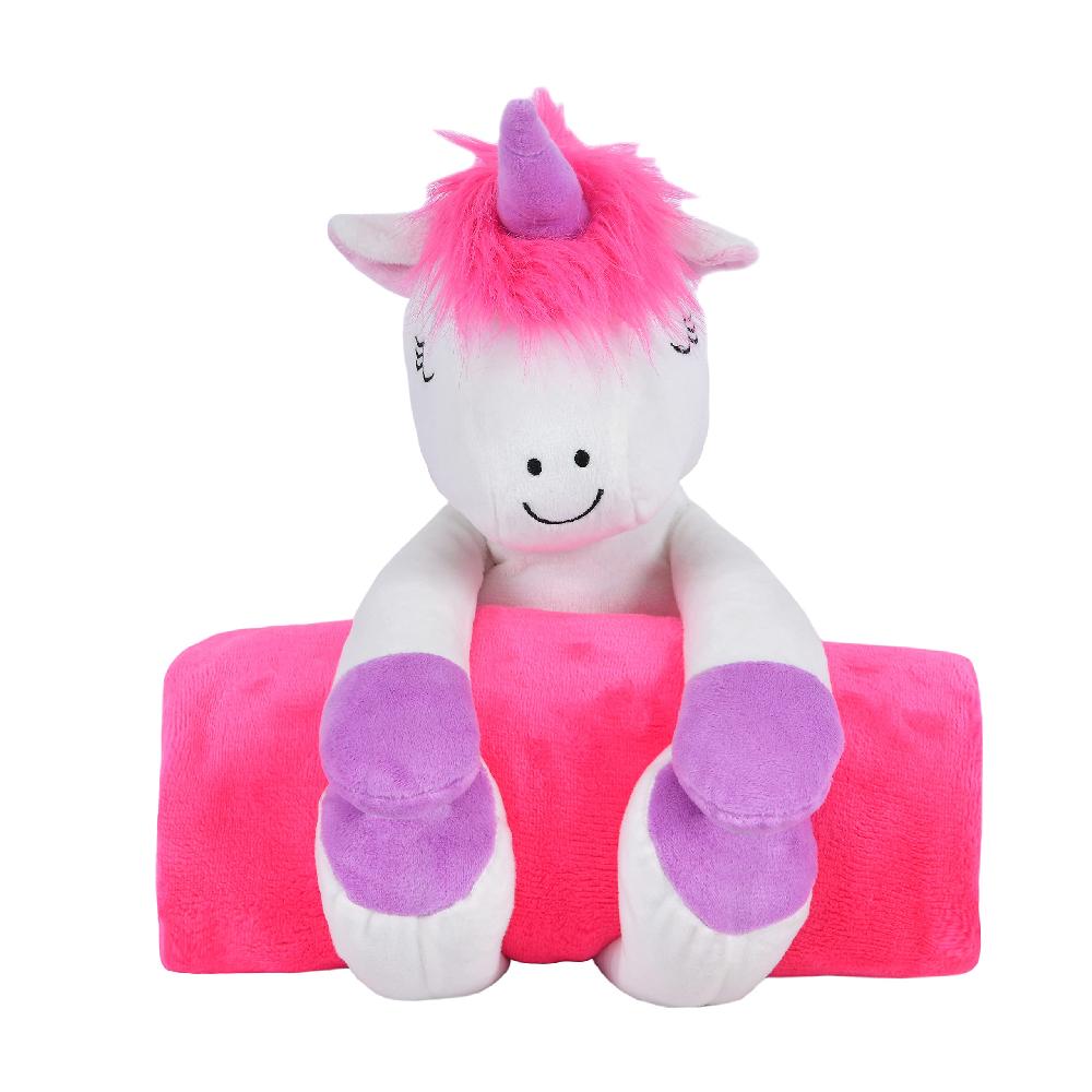sleepdown Cuddly Unicorn - Plushie & Throw Set