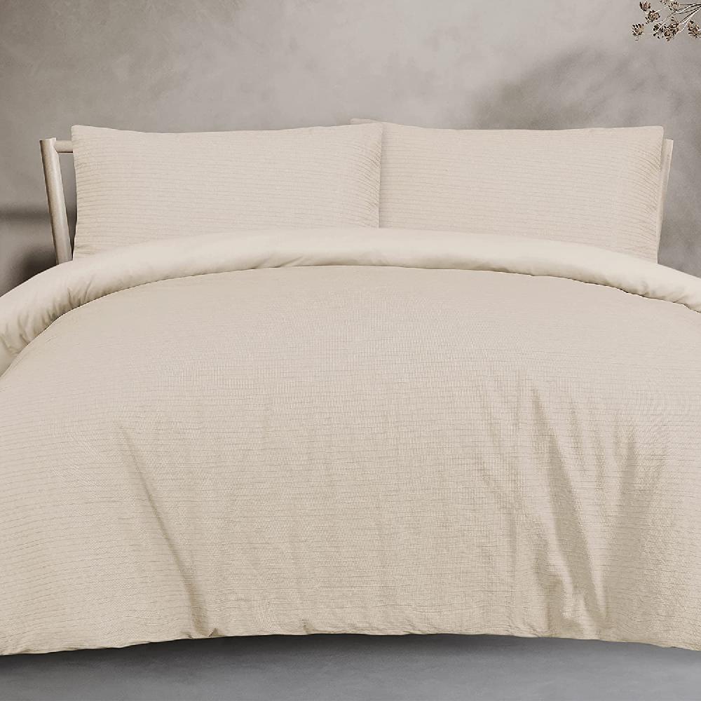 Sleepdown Dobby Stripe - Duvet Cover & Pillowcase Set