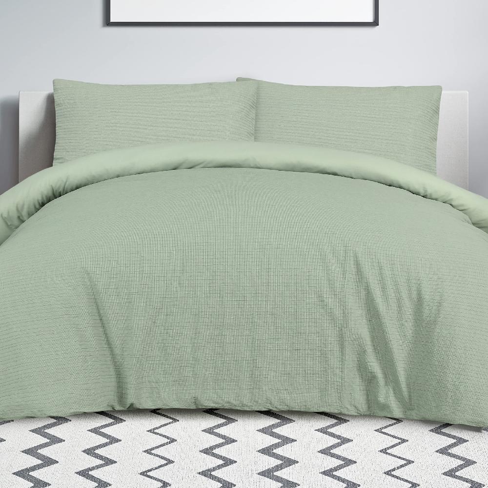 sleepdown Dobby Stripe - Duvet Cover & Pillowcase Set