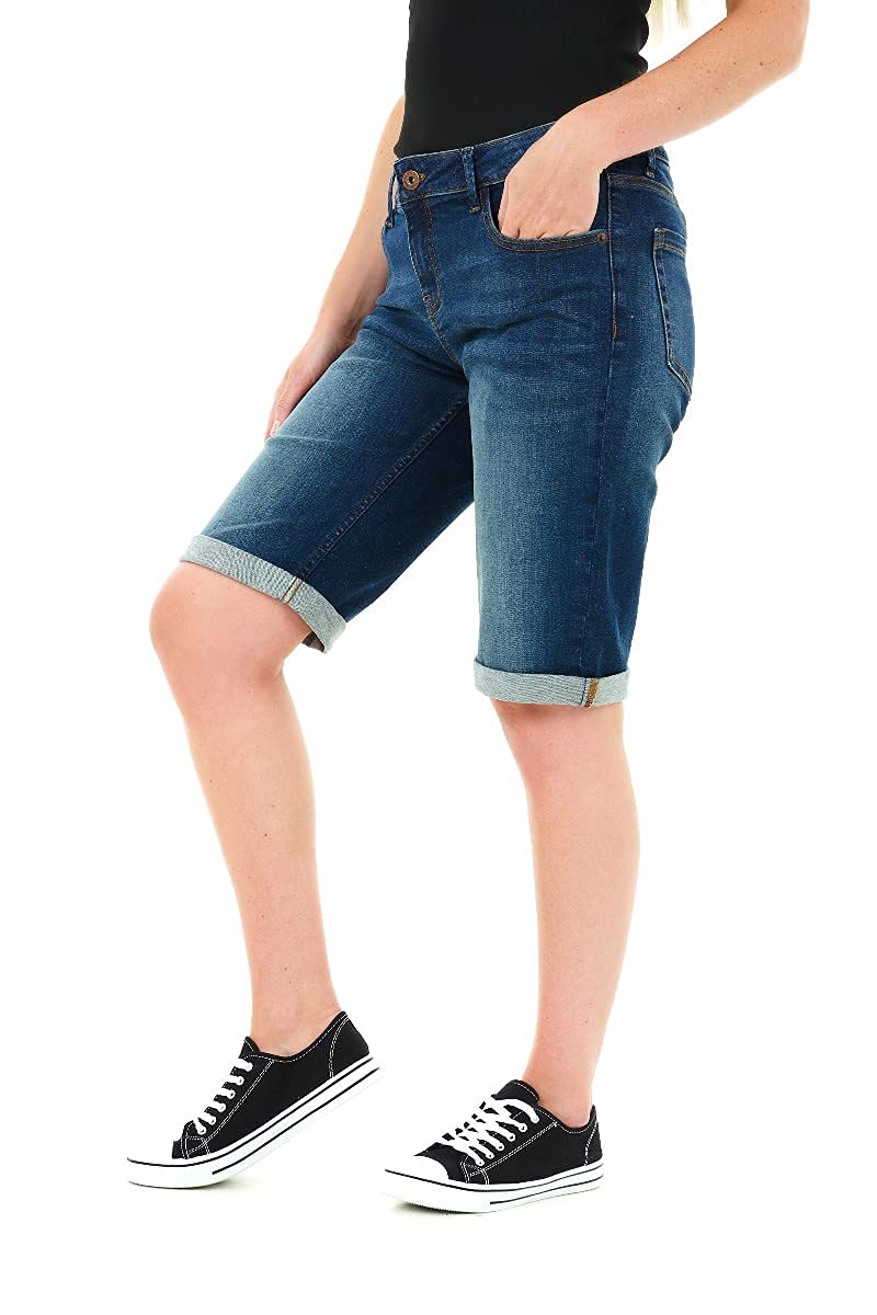 Sleepdown Knee Length - Denim Shorts