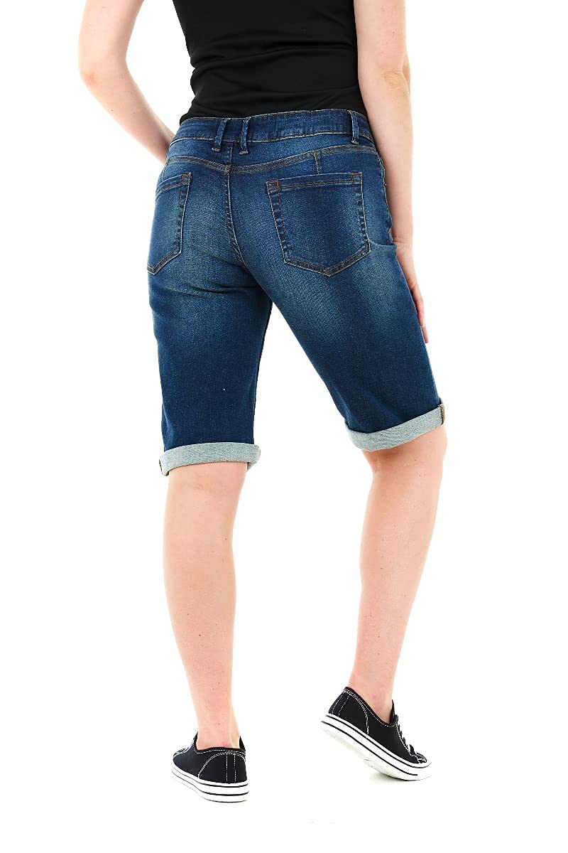 Sleepdown Knee Length - Denim Shorts