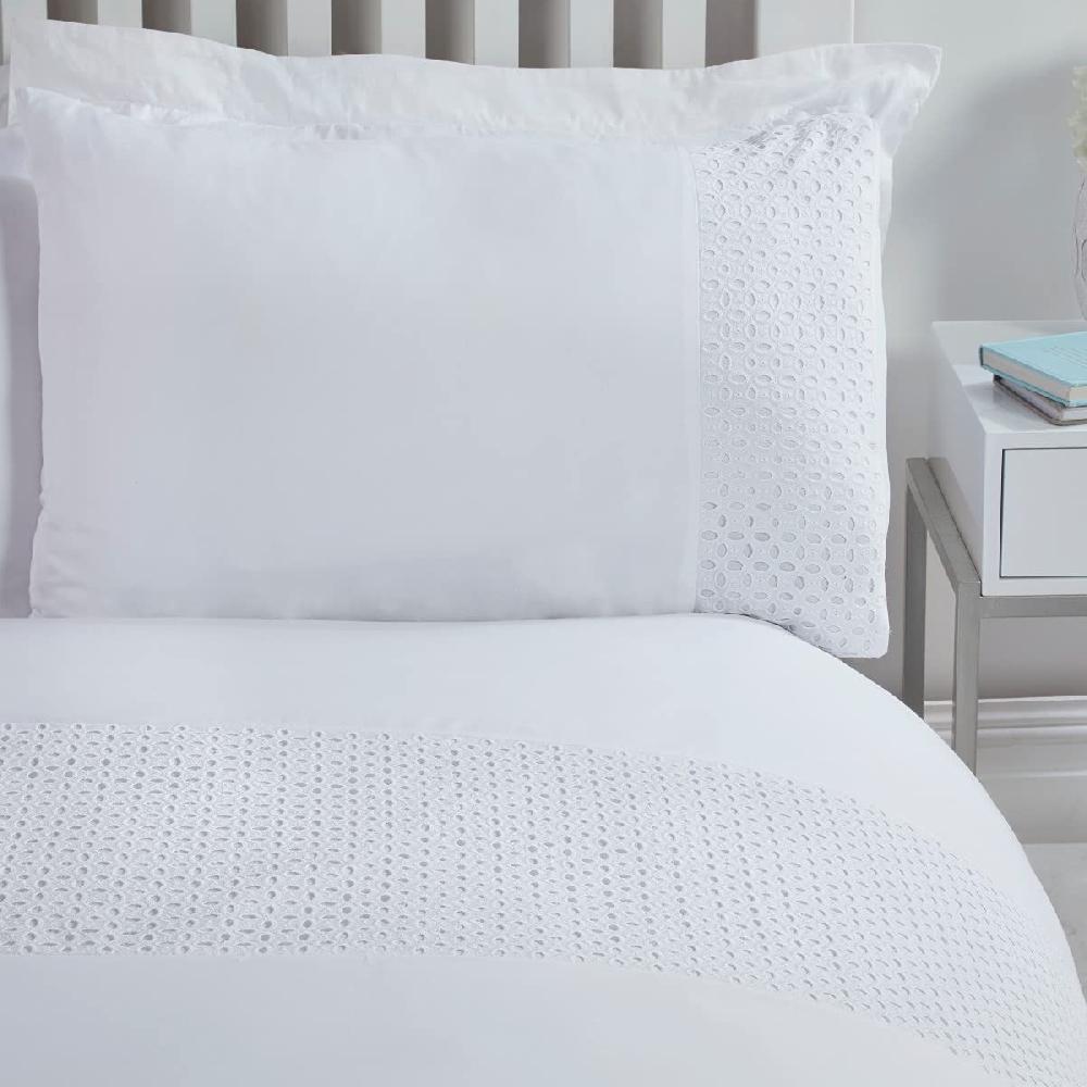 Sleepdown Lace Panel - Duvet Cover & Pillowcase Set