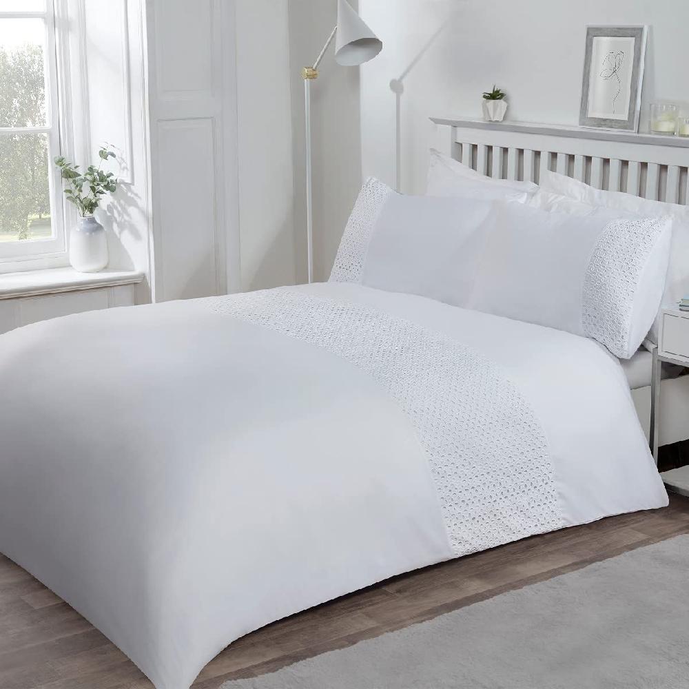 Sleepdown Lace Panel - Duvet Cover & Pillowcase Set