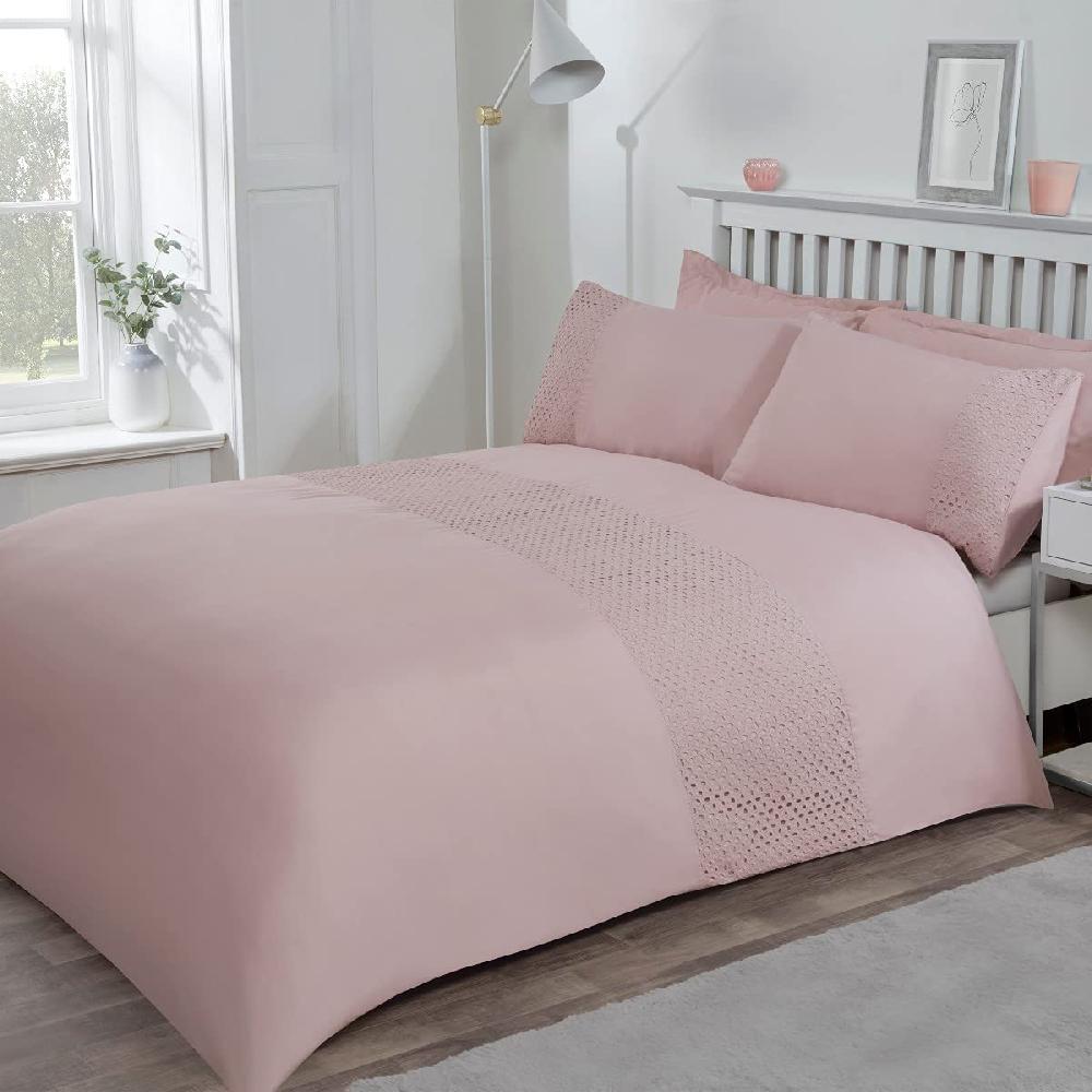 sleepdown Lace Panel - Duvet Cover & Pillowcase Set