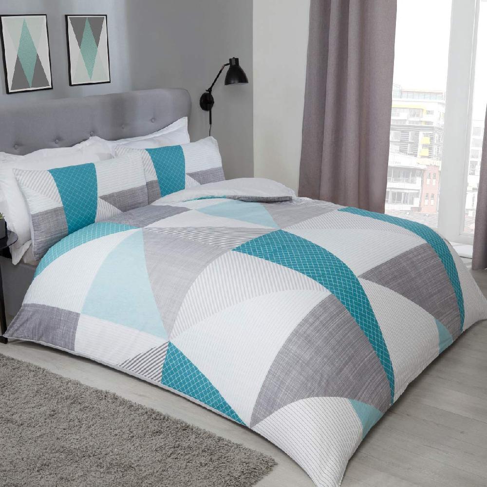 Sleepdown Splice Geo - Duvet Cover & Pillowcase Set