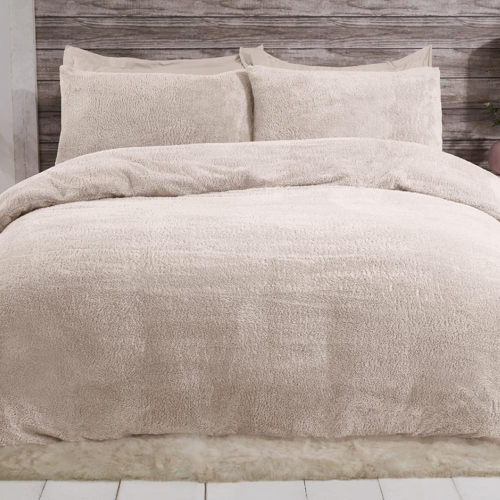 sleepdown Teddy Fleece - Duvet Cover & Pillowcase Set