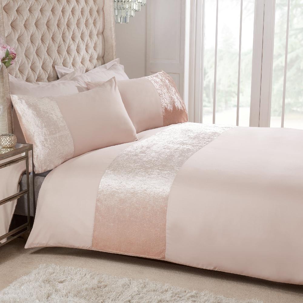Sleepdown Velvet Panel - Duvet Cover & Pillowcase Set