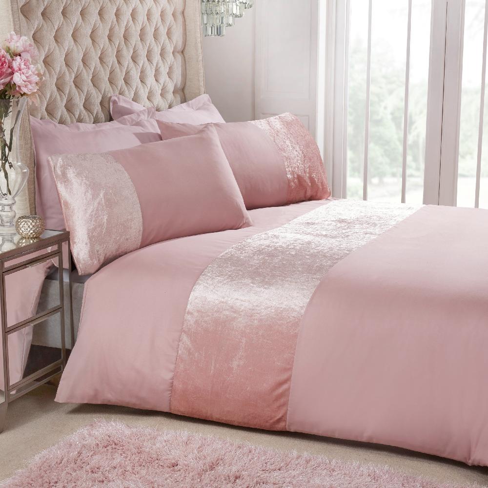 sleepdown Velvet Panel - Duvet Cover & Pillowcase Set