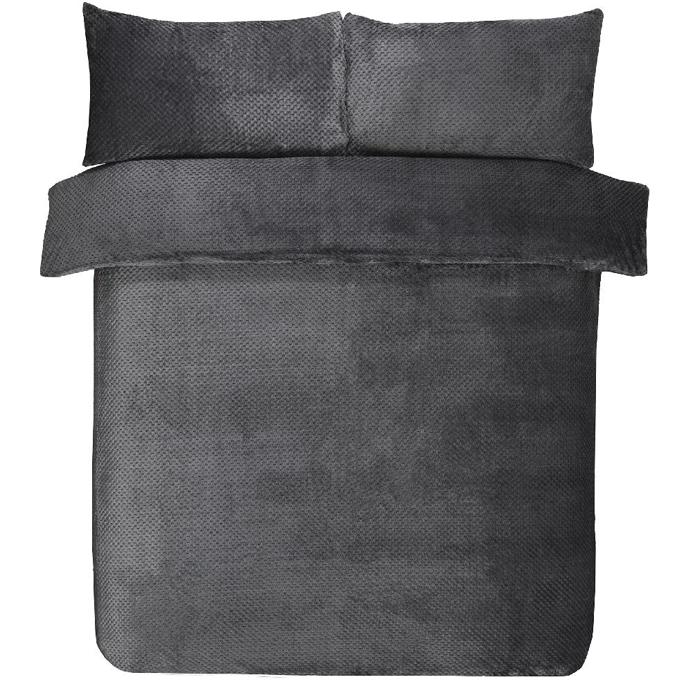 Sleepdown Waffle Fleece - Duvet Cover & Pillowcase Set