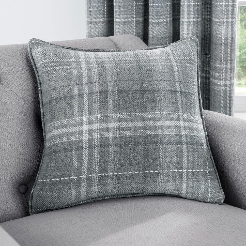 Sleepdown Woven Brushed Check - Filled Cushion