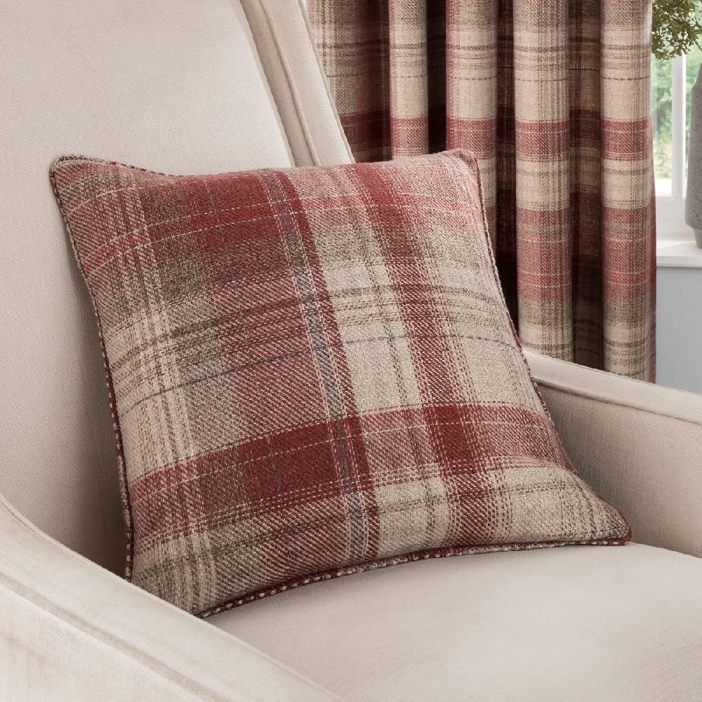 Sleepdown Woven Brushed Check - Filled Cushion