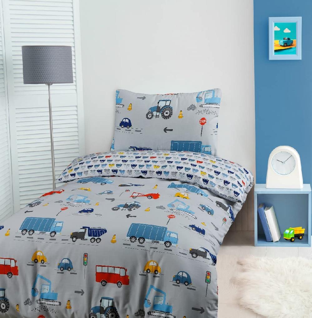 sleepdown Transport - Reversible Duvet Cover & Pillowcase Set