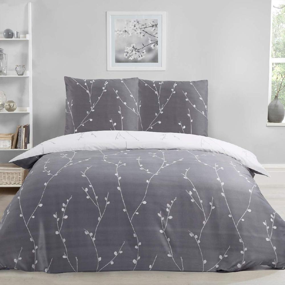 Sleepdown Willow Stem - Reversible Duvet Cover & Pillowcase Set