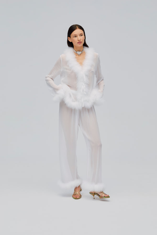 Sleeper Afrodita Lounge Set In White