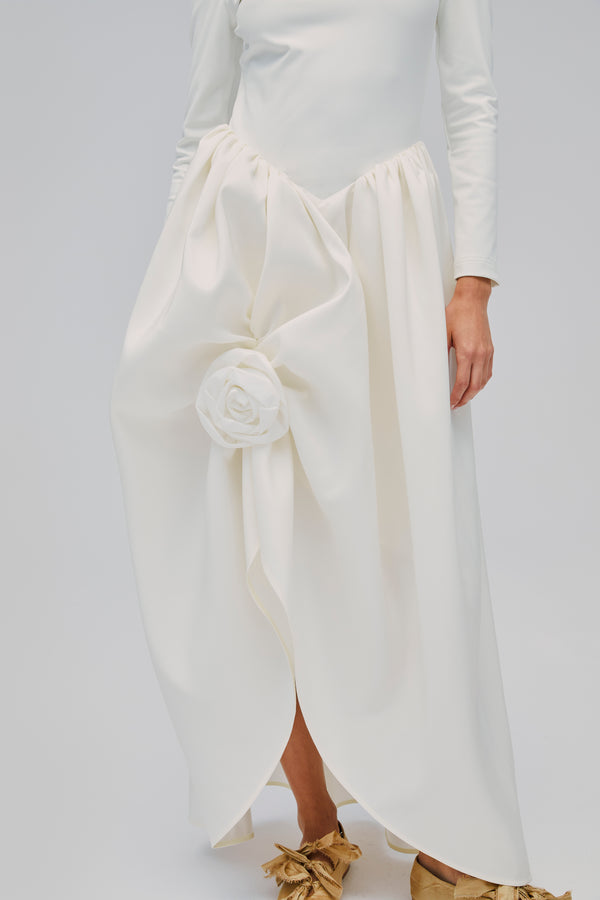 Sleeper Aurora Maxi Dress In White