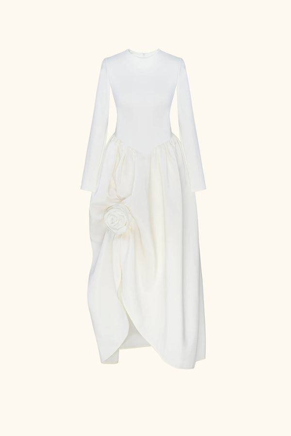 sleeper Aurora Maxi Dress in White