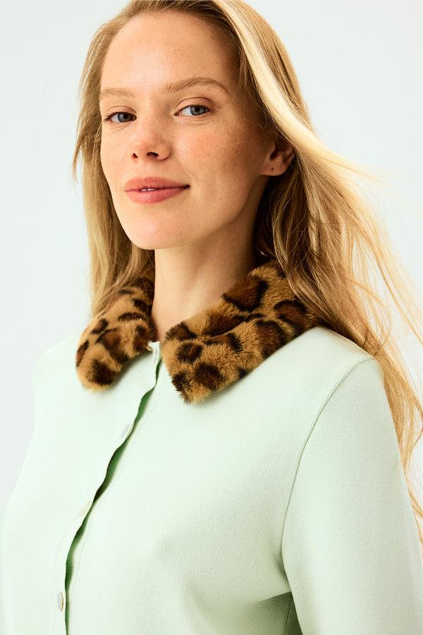 sleeper Carmela Knitted Cardigan in Mint