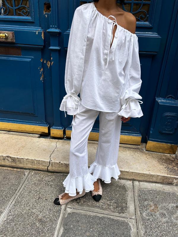 Sleeper Cha-Cha Lounge Pants In Milk