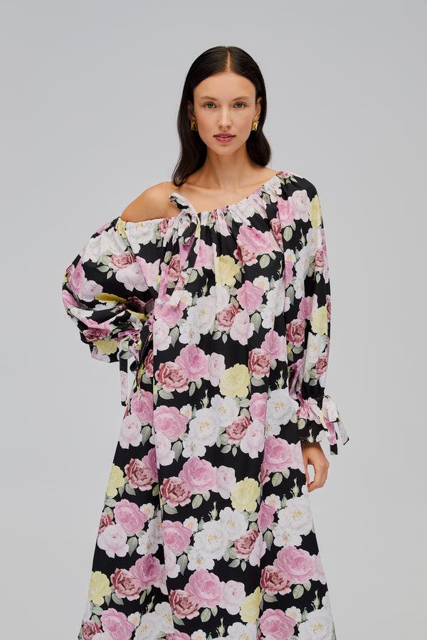 Sleeper Cha-Cha Midi Dress In Bloom