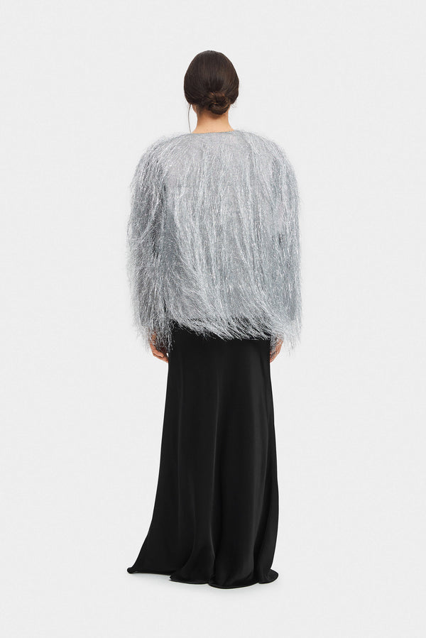 Sleeper Disco Fringed Metallic Jacket