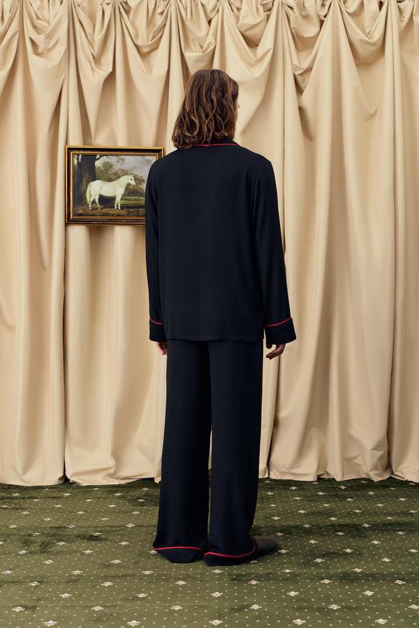 Sleeper Finnegan Unisex Pajama Pants In Black