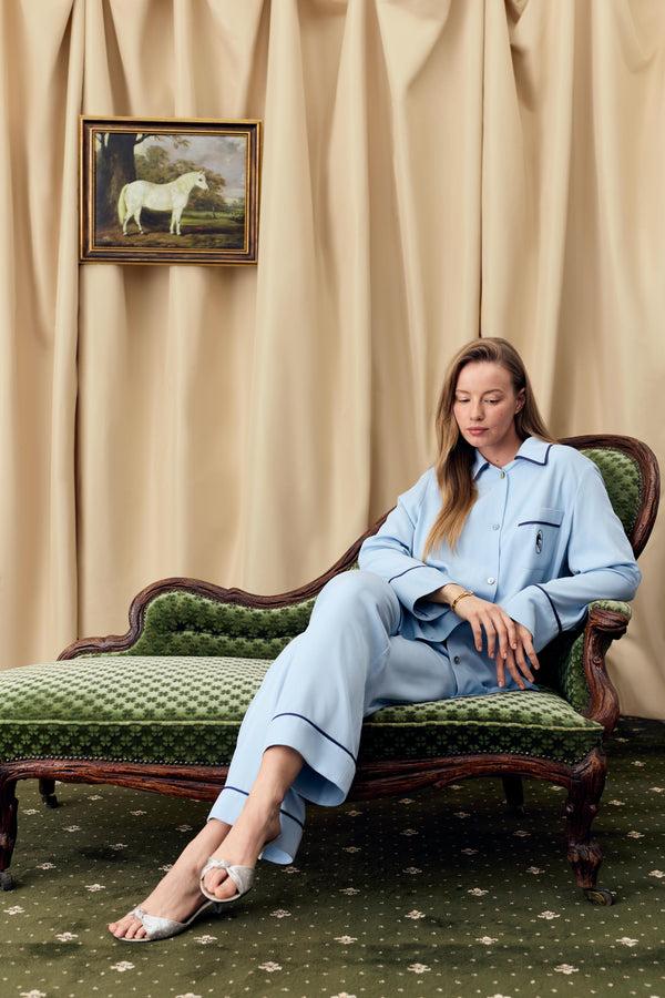 Sleeper Finnegan Unisex Pajama Pants In Blue