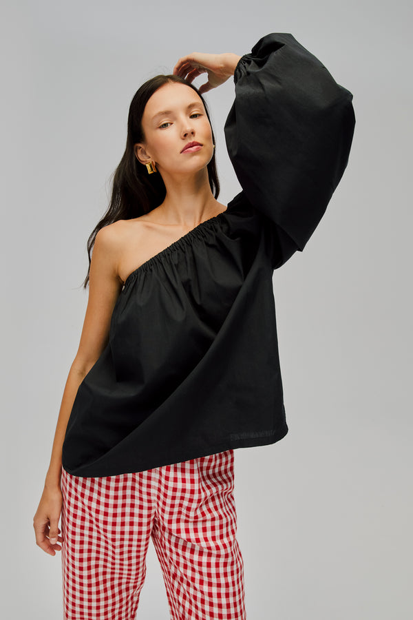 Sleeper Gaia Cotton Top In Black