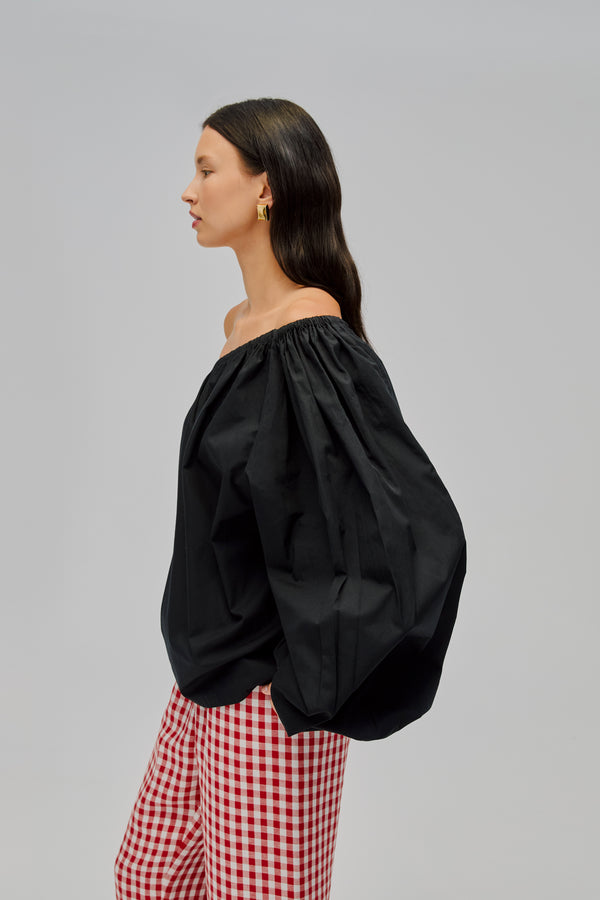 Sleeper Gaia Cotton Top In Black