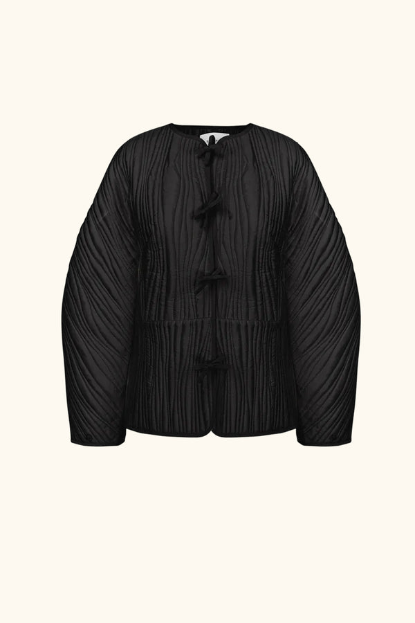 sleeper Hebao Quilted Jacket in Black