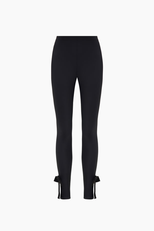 sleeper Lola Leggings with Bow Detail in Black