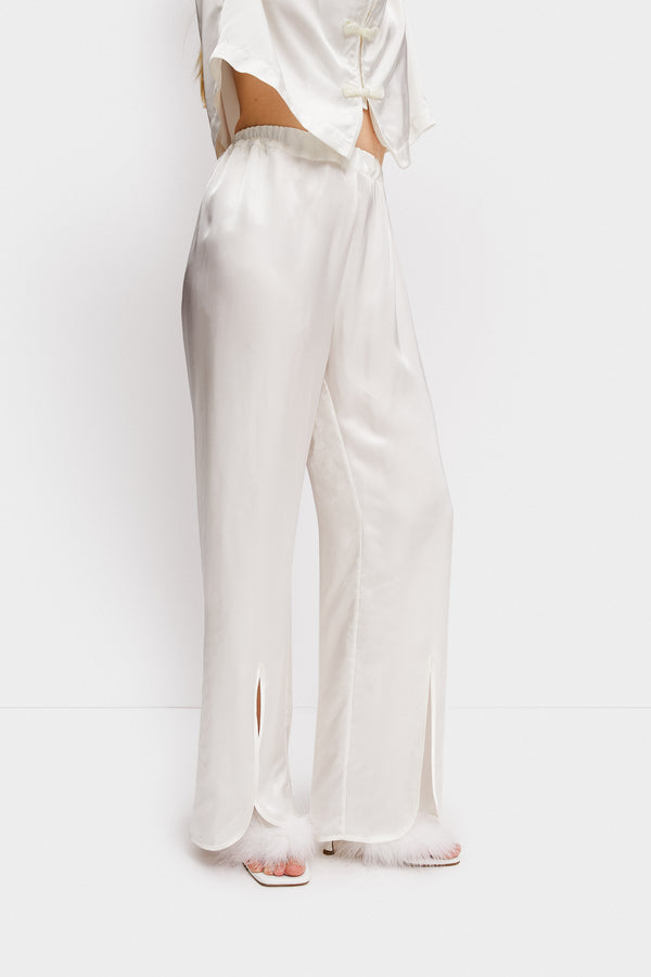 Sleeper Louis Pajamas Set With Pants In White