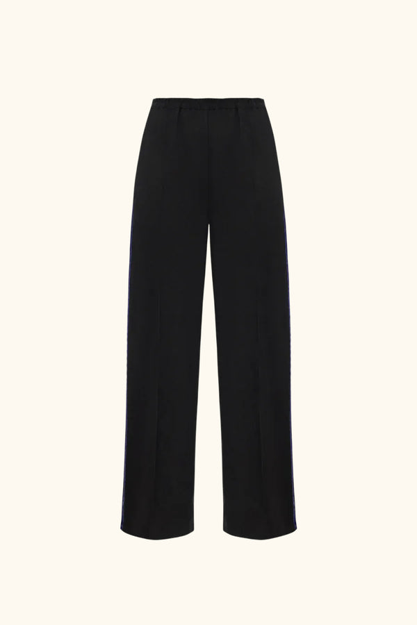 sleeper Paros Linen Unisex Pajama Pants in Black