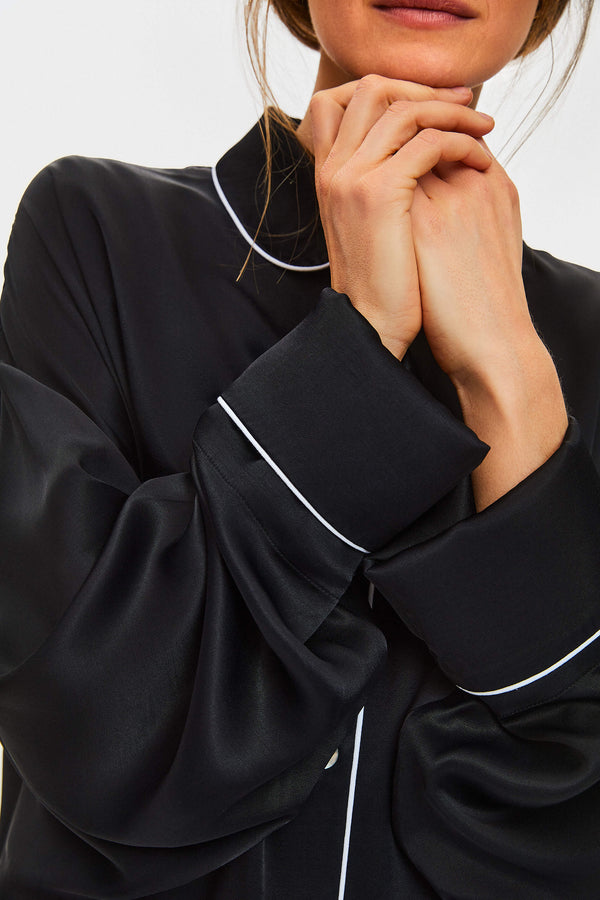 Sleeper Pastelle Oversized Shirt In Black