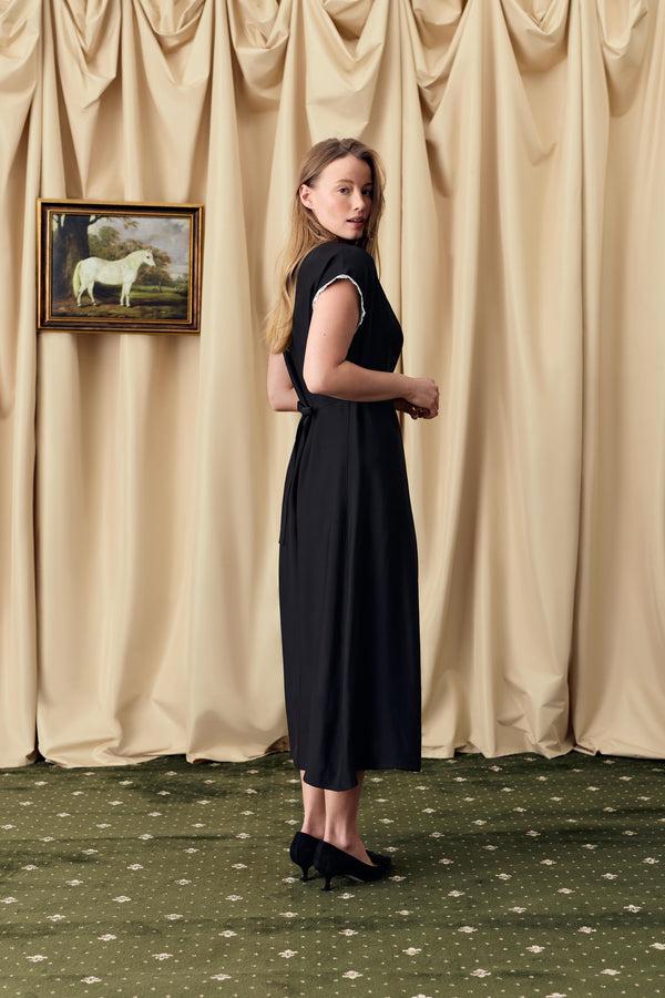Sleeper Poppi Midi Dress In Black