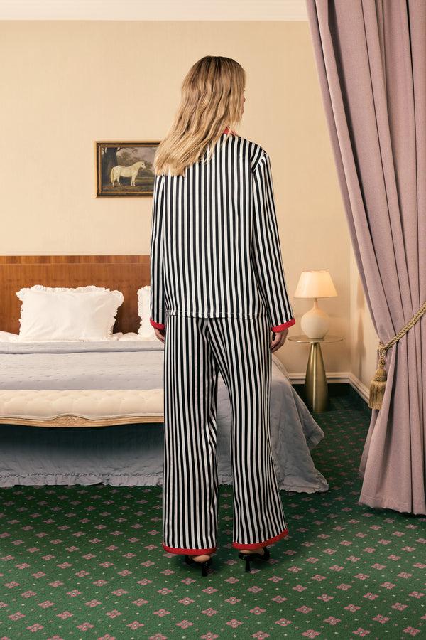 Sleeper The Bow Pajama Set With Red Details