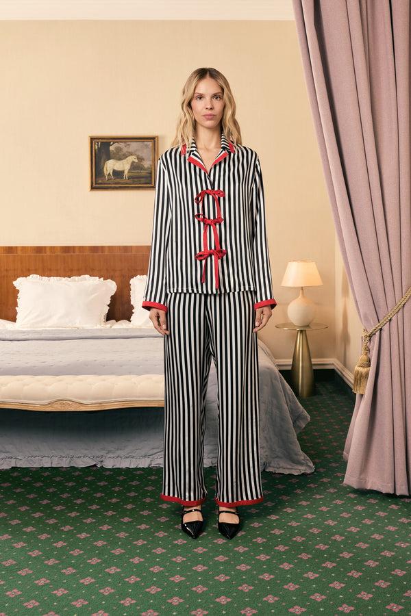 Sleeper The Bow Pajama Set With Red Details
