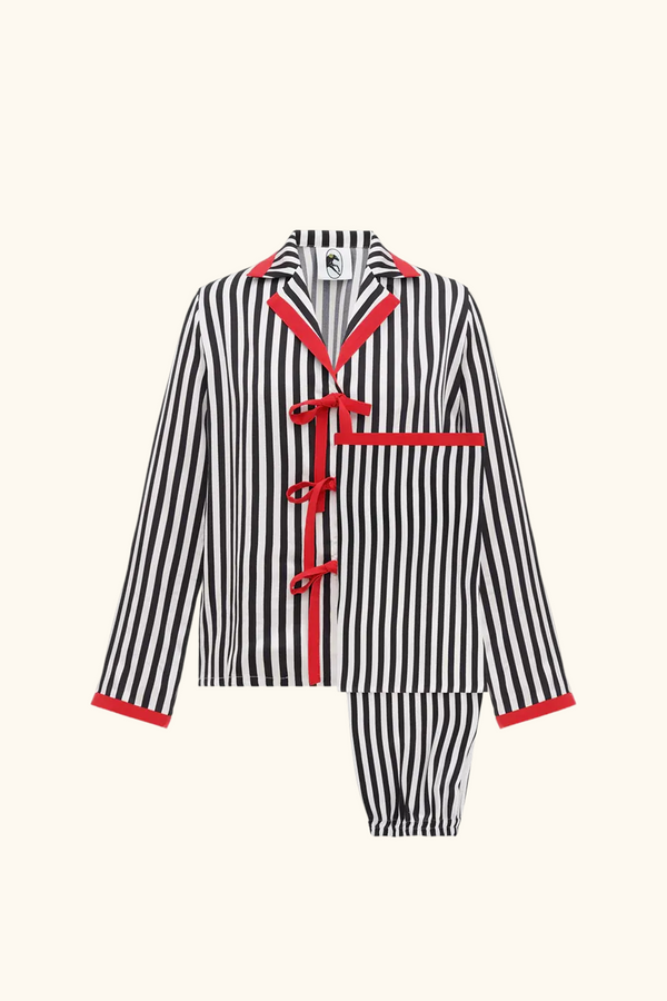 sleeper The Bow Pajama Set with Red Details