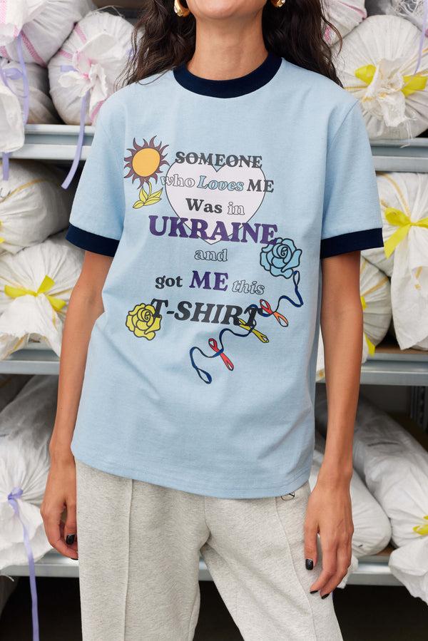 Sleeper SLEEPER X ANTON BELINSKIY Stretch-cotton Jersey Anniversary T-Shirt In Blue