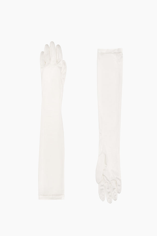 Sleeper Zephir Stretch-jersey Gloves In White