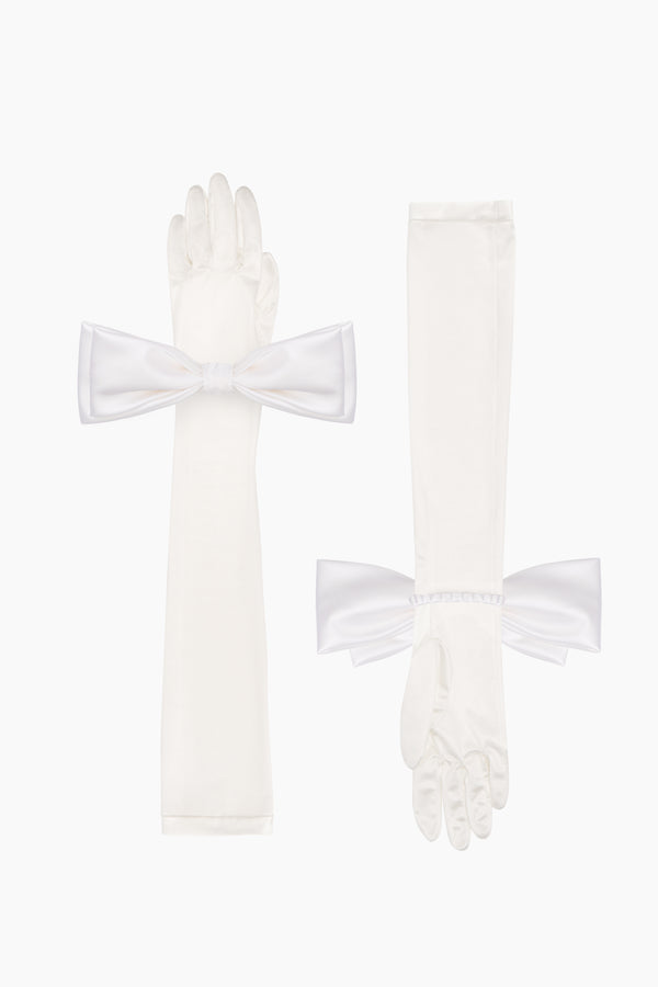 sleeper Zephir Stretch-jersey Gloves in White
