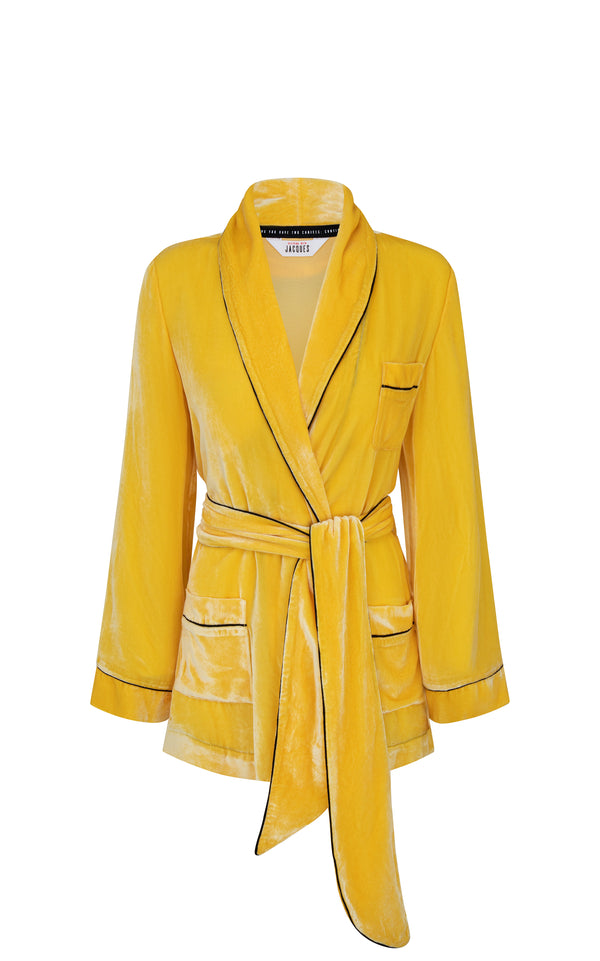 sleeping with jacques BON VIVANT ROBE MIMOSA YELLOW