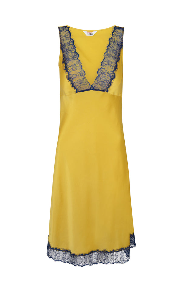 sleeping with jacques CHILLI A-LINE DRESS MIMOSA YELLOW