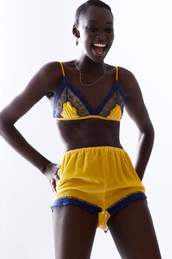 Sleeping With Jacques JULIA MATCHING SET MIMOSA YELLOW