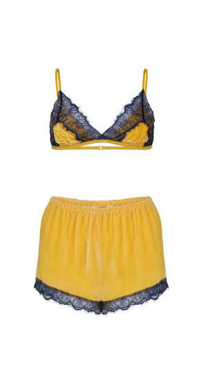 sleeping with jacques JULIA MATCHING SET MIMOSA YELLOW