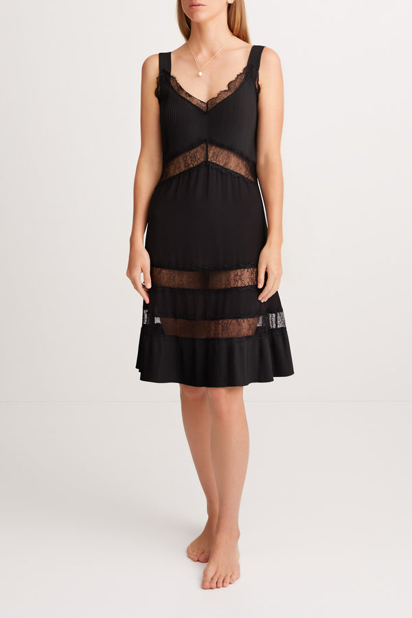 Sleeping With Jacques OSIRIS LBD A-LINE DRESS BLACK]