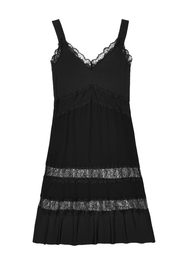 sleeping with jacques OSIRIS LBD A-LINE DRESS BLACK]
