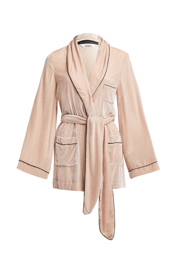 sleeping with jacques BON VIVANT ROBE DUSTY ROSE